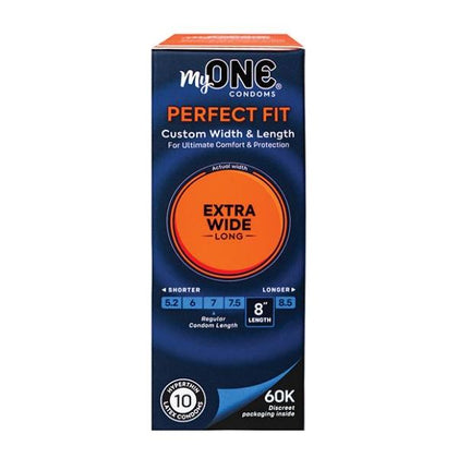MyONE Extra Wide & Long Condoms - Achieve Optimum Comfort and Pleasure - Pack Of 10