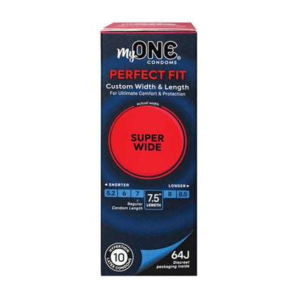 MyONE Custom Fit Super Wide Condoms - Pack Of 10 - Unisex - For Maximum Pleasure - Natural