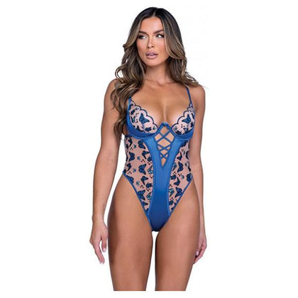 Butterfly Beauty Embroidered Teddy - Blue Xl