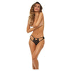 Rene Rofe Sensual Bad Behavior Open Back Panty RR701201, Women's Erotic Lingerie, Black - Adult Naughty Store