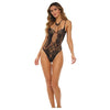 Rene Rofe Deep Desire Lace Teddy Black O/s - Adult Naughty Store