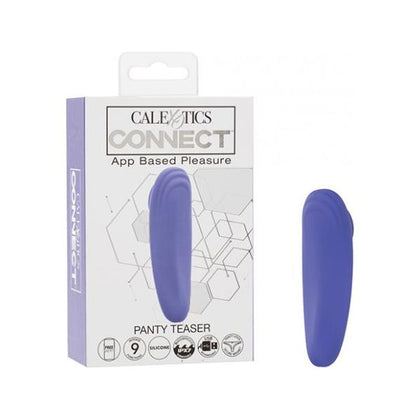 CalExotics Connect Panty Teaser App-Controlled Vibrating Intimate Stimulator - Model P-300 - Unisex - Clitoral Stimulation - Black