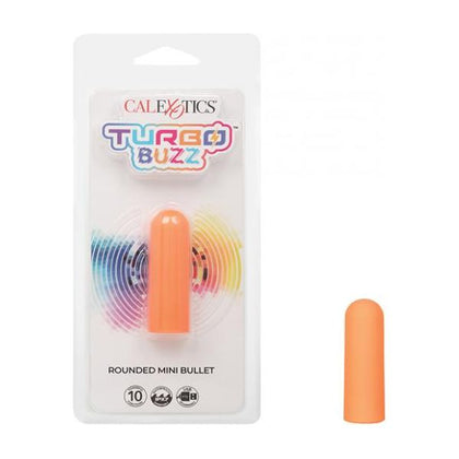 Turbo Buzz Rounded Mini Bullet Stimulator - Orange