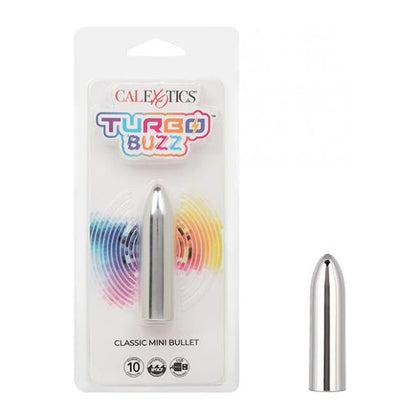 Turbo Buzz Classic Mini Bullet Stimulator - Silver