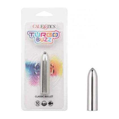 Turbo Buzz Classic Bullet Stimulator - Silver - Adult Naughty Store