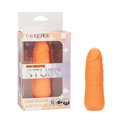 Silicone Studs Mini Vibrating Studs - Orange - Adult Naughty Store