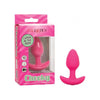 Cheeky Glow In The Dark Vibrating Butt Plug - Pink - Adult Naughty Store