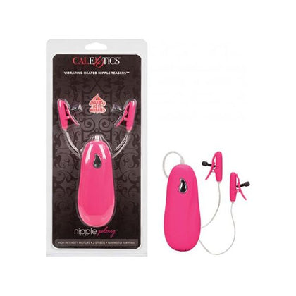 Nipple Play Vibrating Heated Nipple Teasers - Pink