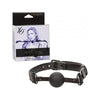 Nocturnal Collection Silicone Ball Gag - Black - Adult Naughty Store