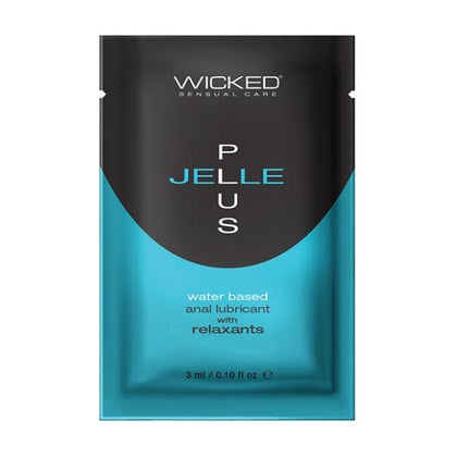 Wicked Sensual Care Jelle Plus Water Based Anal Lubricant With Relaxants - .1 Oz - Adult Naughty Store