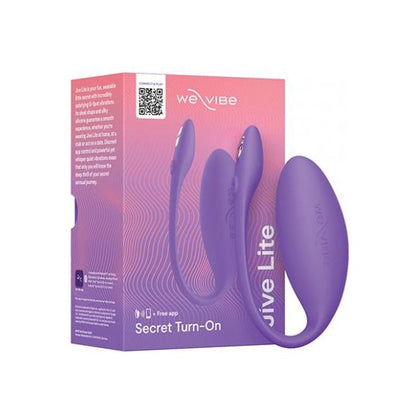 Introducing the We-Vibe Whisper of Desire Vibrating Love Egg Jive Lite - Sultry Purple - Female G-Spot Stimulator - Adult Naughty Store