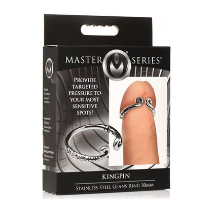 Sultry Sensations Glans Pleasure Ring by Kingpin Stainless Steel - Adult Naughty Store