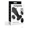 Inmi Bum Flick Flicking & Vibrating Silicone Butt Plug W/remote - Black