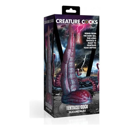 Creature Cocks Tentacle Cock Silicone Dildo - Red/blue
