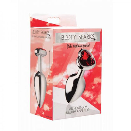 Heart's Desire Red - Sensual Heart Gem Anal Plug - Adult Naughty Store