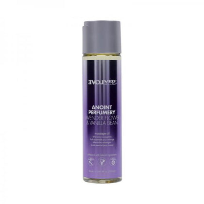 Evolved Anoint Perfumery Lavender Flower & Vanilla Bean Massage Oil 4 Oz. - Adult Naughty Store