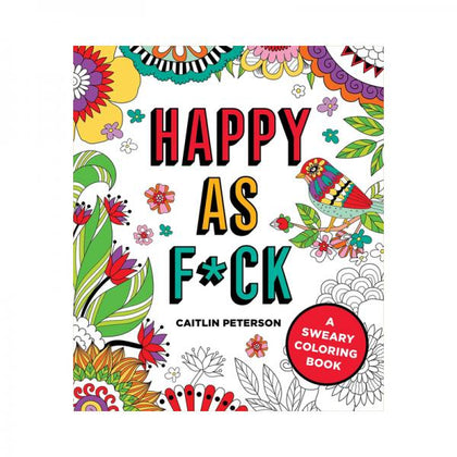 Happy As F*ck Coloring Book - Adult Naughty Store