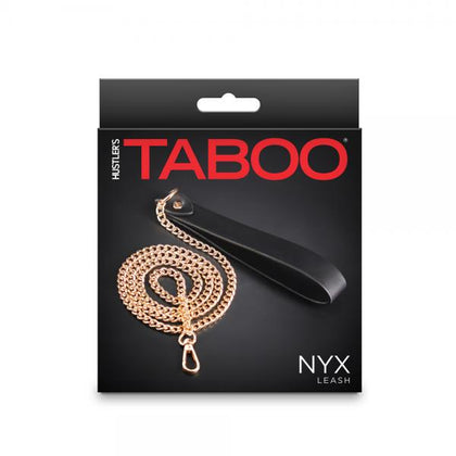 Hustler's Taboo Nyx Leash Black - Premium Bondage Toy Model N03 for Women - Wrist Restraint, Foreplay Pleasure