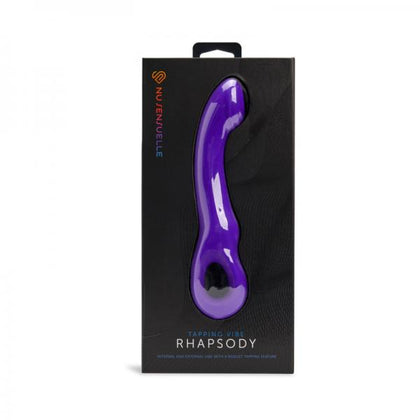 Nu Sensuelle Rhapsody Tapping Vibrator - Deep Purple G-Spot and Clitoral Stimulator - Female