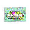 DICK-O-METER Suck a Bag of Sour Dicks 3oz Fruity Flavoured Candy - Playful Gift for Adults, Unisex, Cheeky Fun in Rainbow Tones