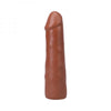 The Realistic Cock 7 In. Ultraskyn Vac-u-lock Dildo Caramel