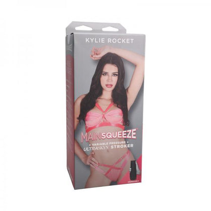 Main Squeeze presents: Kylie Rocket Ultraskyn Stroker Pussy - Model XR500 for Men - Designed for Intense Pleasure - Vanilla