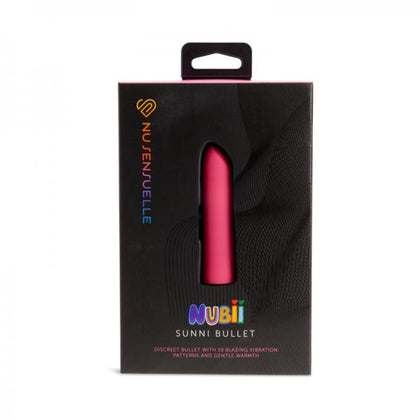 Nu Sensuelle Sunni Nubii Warming Bullet Vibrator NBT05 Pink - Adult Naughty Store