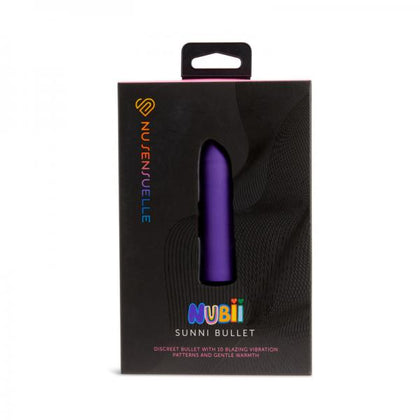 Nu Sensuelle Warming Bullet Sunni Nubii NBJ-01 Vibrator for Women G-Spot Purple