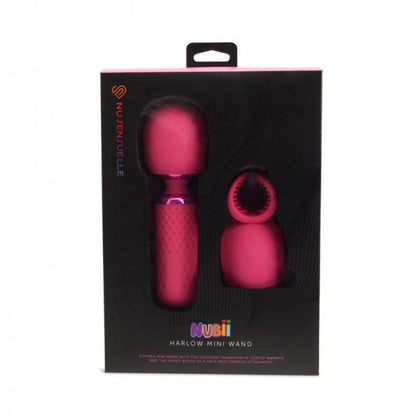Nu Sensuelle Harlow Nubii Mini Wand Vibrator - NH01 - Unisex - Full-Body Stimulation - Pink