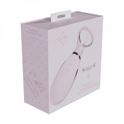 Shots Pumped Enhance Automatic Rechargeable Vulva & Breast Pump Pink: For Women – Intensify Sensitivity and Size in Style
