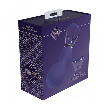Shots Pumped Sensual Automatic Rechargeable Vulva & Breast Pump - Model F1-Motor 2 - Unisex - Stimulates Breasts and Vulva - Purple
