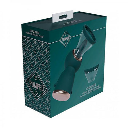 Shots Exquisite Automated Rechargeable Breast & Vulva Pump - Model F1M Forest Green - Women - Intimate Stimulation