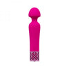 Royal Gems Scepter Silicone Rechargeable Vibrator Pink