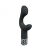 Royal Gems Majestic Silicone Rechargeable Vibrator Black - Adult Naughty Store