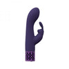 Royal Gems Royal Rabbit Silicone Rechargeable Vibrator Purple - Adult Naughty Store