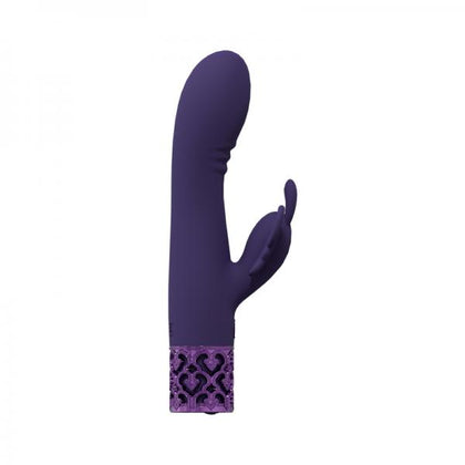 Royal Gems Monarch Silicone Rechargeable Vibrator Purple - Adult Naughty Store