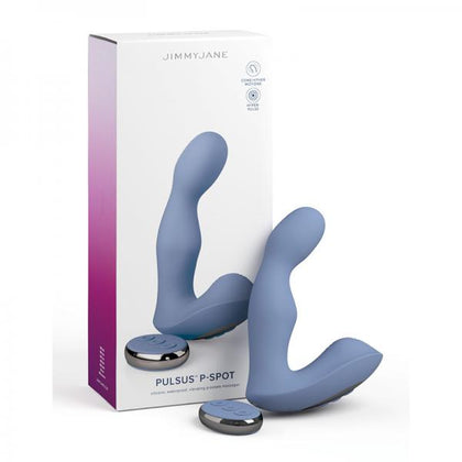 Introducing the Jimmyjane Pulsus P-spot Vibrator – Model 10X, the Ultimate Rechargeable Prostate Stimulator for Men in Luxurious Black