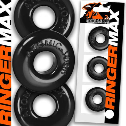 Oxballs Ringer Max 3-pack Black