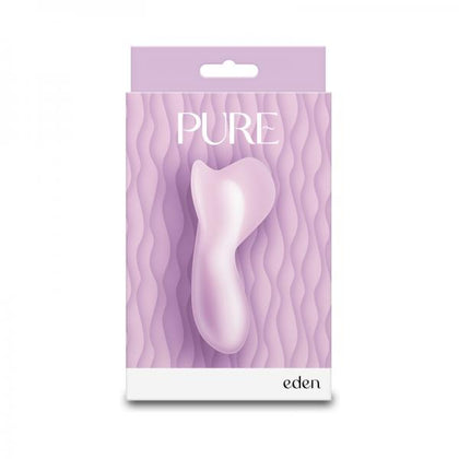 NS Novelties Pure Eden Pebble Vibe Purple - Premium Silicone Vibrator with 10 Modes for Women, Clitoral Stimulation - Rechargeable Waterproof Toy - Adult Naughty Store