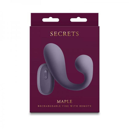 Secrets Maple Insertable Warming Vibe With Remote Gray - Adult Naughty Store