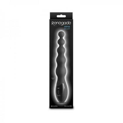 Renegade Virtua Digital Vibe With Beads Black - Adult Naughty Store