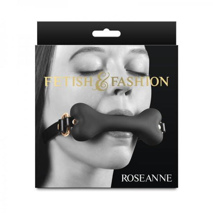 Fetish & Fashion Roseanne Bone Gag Black - Adult Naughty Store