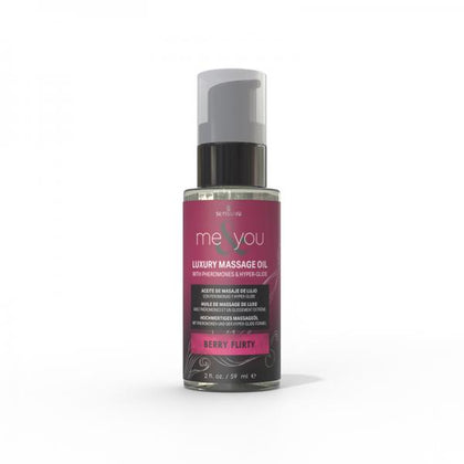 Sensuva Me & You Pheromone-infused Luxury Massage Oil Berry Flirty 2 Oz.