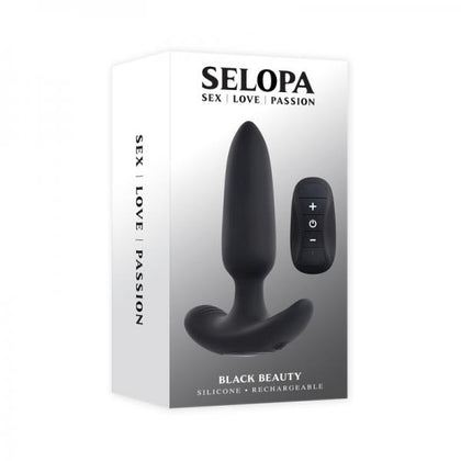 Selopa Anal Vibrating Plug Black Beauty Black | Model: Black | Unisex | Anal | Black