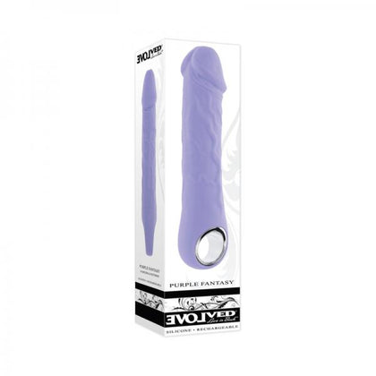 Evolved Purple Fantasy Rechargeable Vibrator Silicone