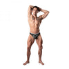 Male Power Marble Mesh Mini Thong Black L/xl - Adult Naughty Store