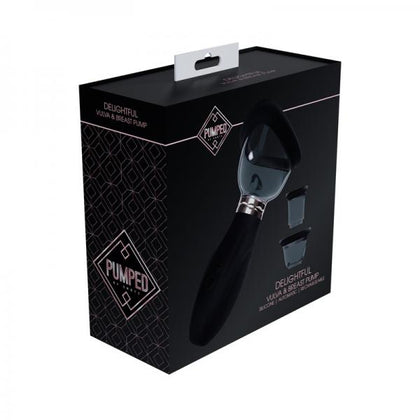 Pumped Delightful Automatic Rechargeable Vulva & Breast Pump Black - Adult Naughty Store