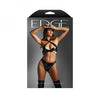 Midnight Seduction Slithering Croc Halter Bralette Set - Adult Naughty Store