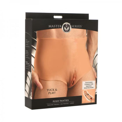 Master Series Pussy Panties Silicone Vagina + Ass Panties Large