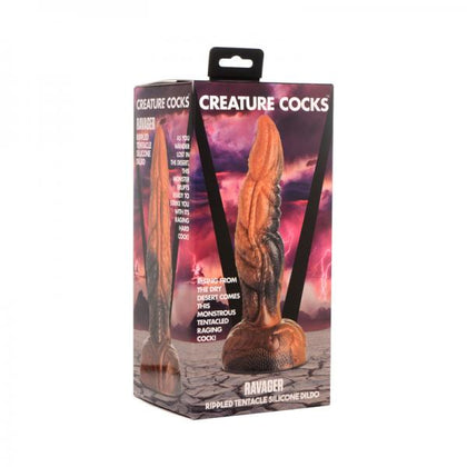 Creature Cocks Ravager Rippled Tentacle Silicone Dildo - Adult Naughty Store